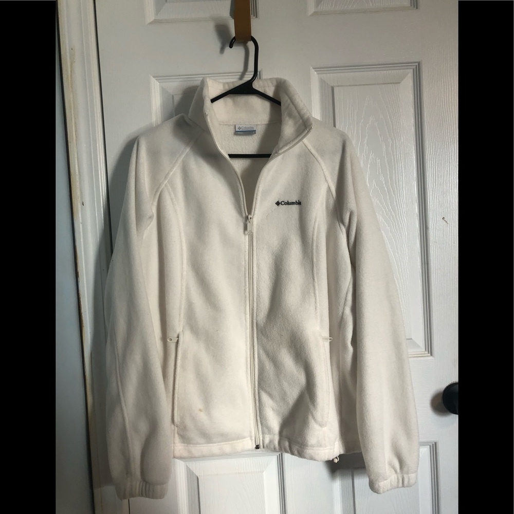 White Columbia jacket sz L